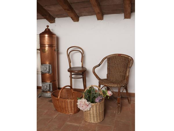 Complementi rustici in vimini