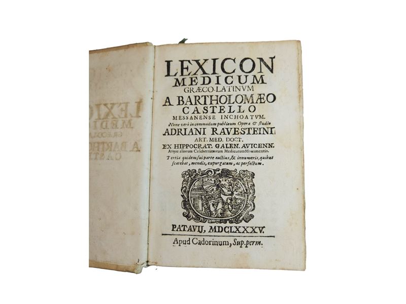 Lexicon Medicum Graeco-latinum a Bartholomaeo Castello