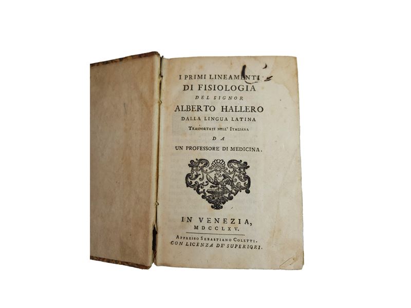 I Primi Lineamenti di Fisiologia del Signor Alberto Hallero