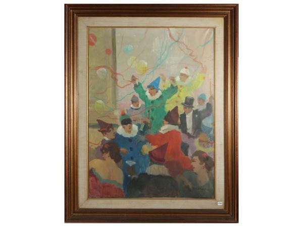 Renato Natali : Carnevale  - Asta Arte Moderna e Contemporanea - Maison Bibelot - Casa d'Aste Firenze - Milano