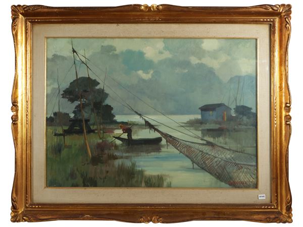 Renato Natali : Calambrone  - Asta Arte Moderna e Contemporanea - Maison Bibelot - Casa d'Aste Firenze - Milano