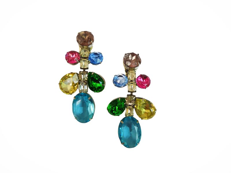 Kenneth Lane - Orecchini chandelier a clip