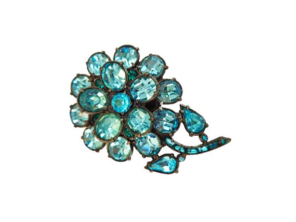 Flower-shaped brooch  - Auction Vintage Mania - Fall selection - Maison Bibelot - Casa d'Aste Firenze - Milano