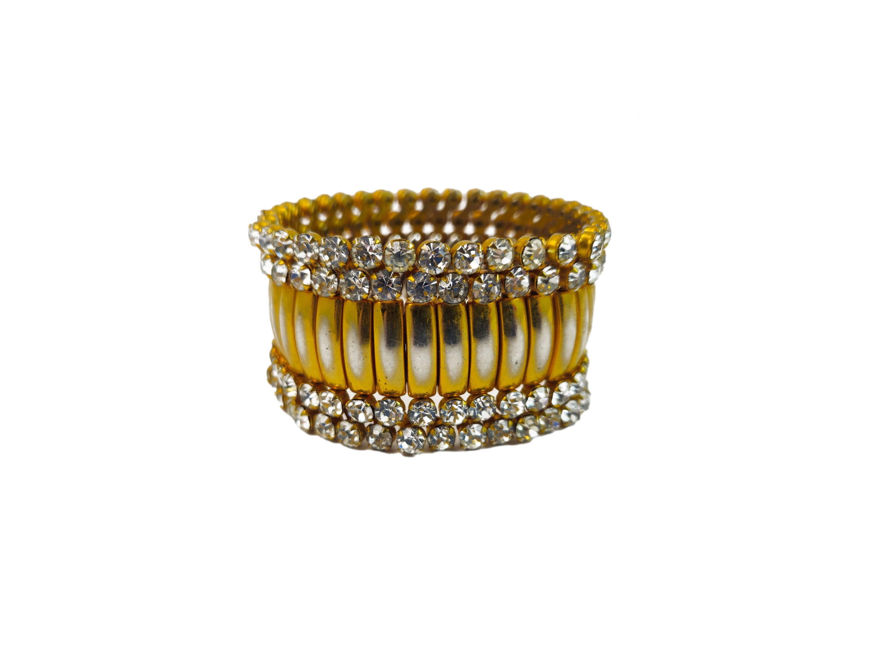 Lotto di bijoux composto da collana in resina, bracciale e orecchini in metallo dorato