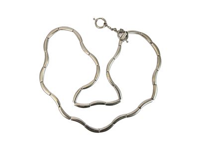 Breil, Collana serpente in metallo bianco