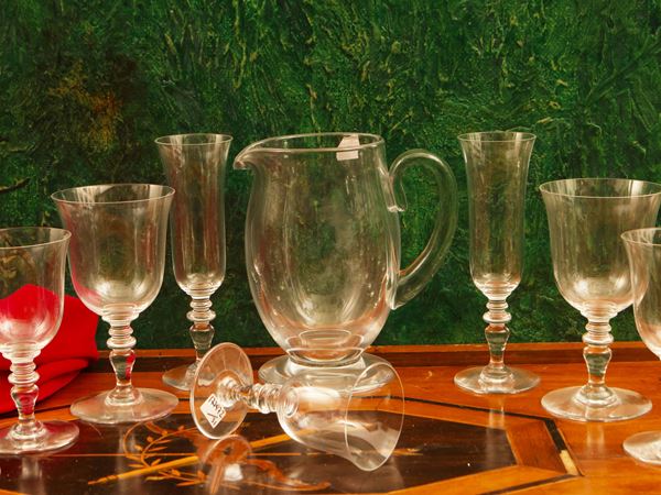 Crystal glasses service, Vence model, Baccarat