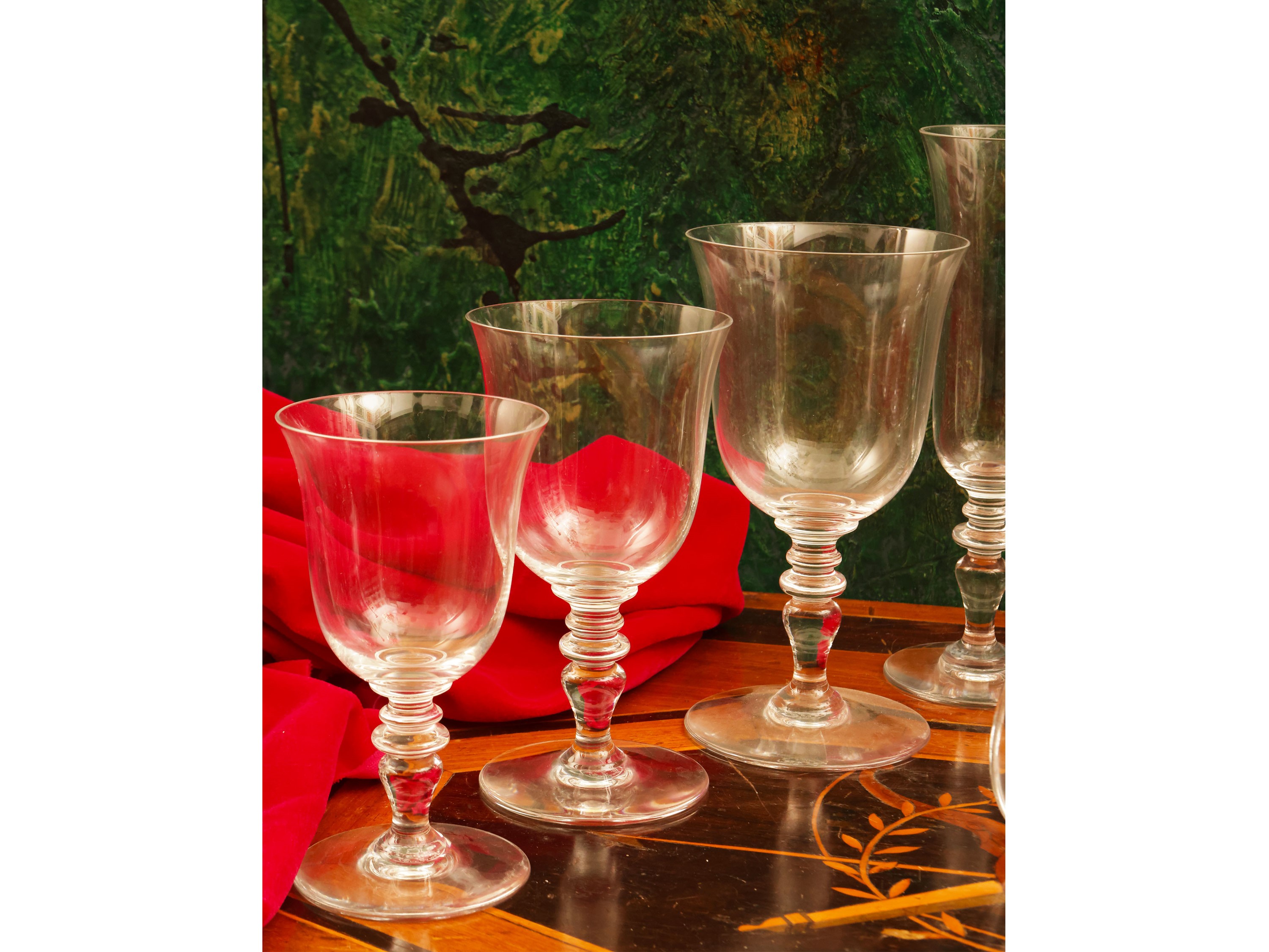 Baccarat, Servizio di bicchieri modello Vence in cristallo