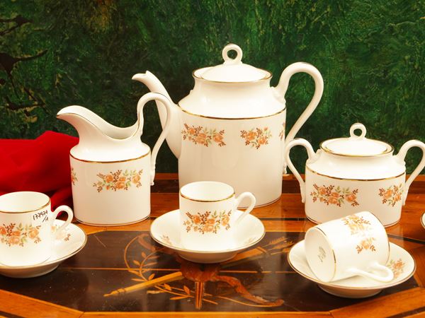 Porcelain coffee service, Richard Ginori