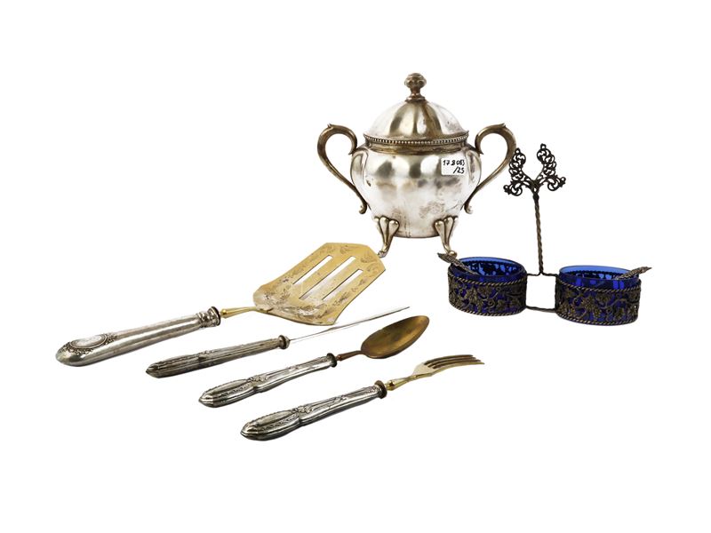 Accessori per la tavola in argento d'epoca