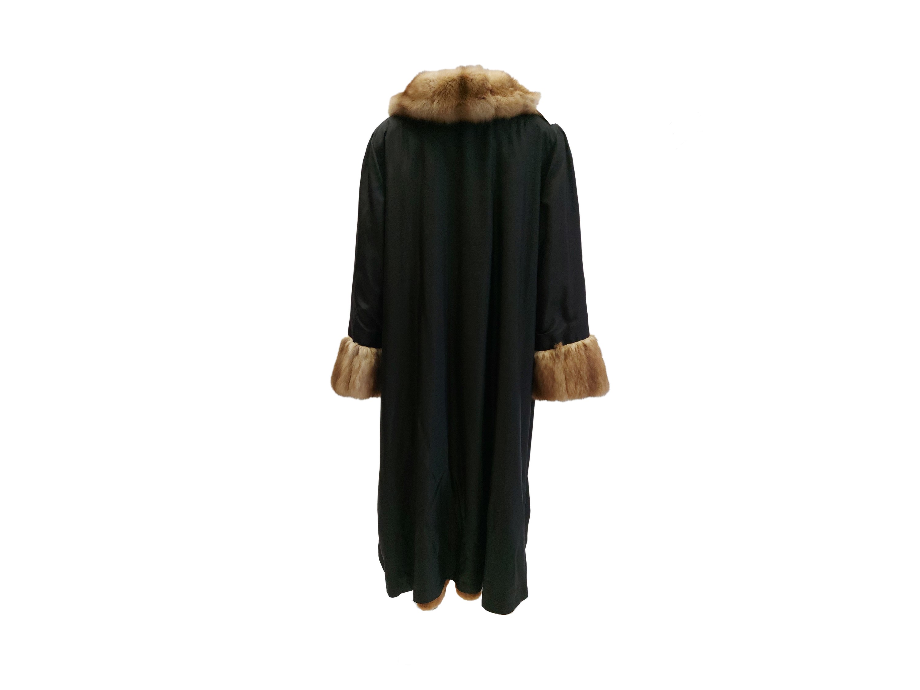 Cappotto Lungo in Pelliccia di Castoro Color Miele