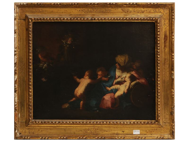 Scuola Bolognese Dell'inizio del XVIII Secolo - Scena Allegorica
