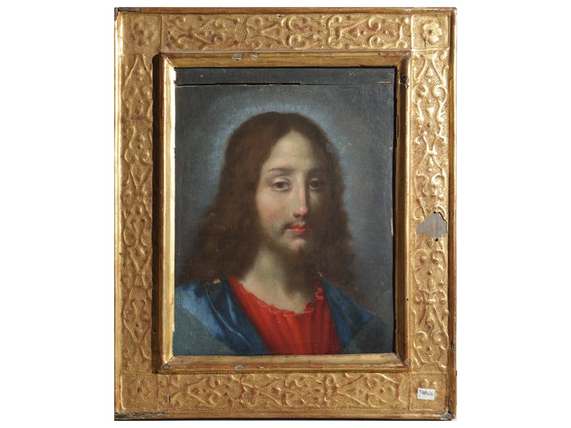 Seguace di Carlo Dolci, XVIII Secolo - Salvator Mundi