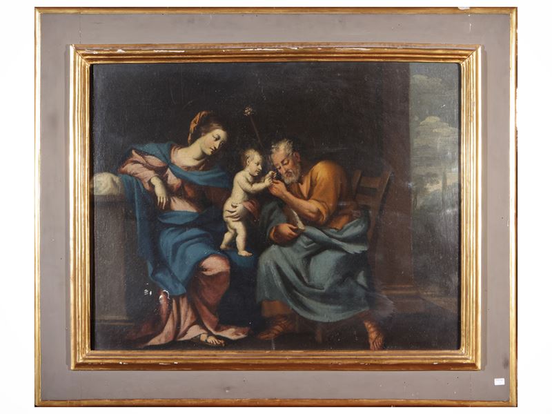 Scuola Francese del XVIII/XIX Secolo - Sacra Famiglia