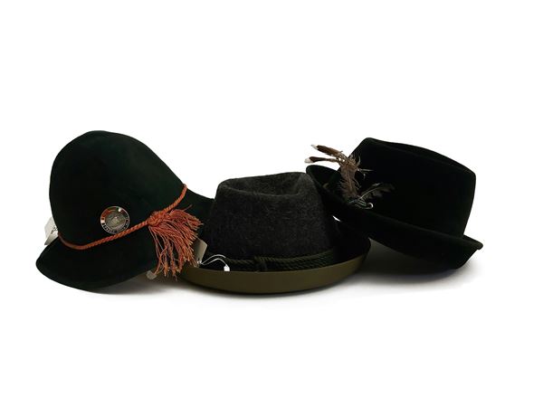 Lotto di cappelli tirolesi