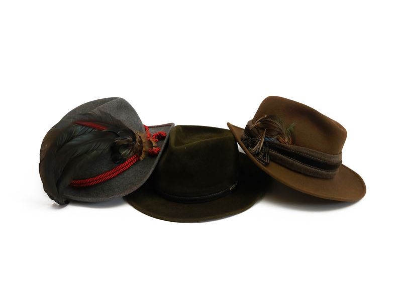 Lotto di cappelli tirolesi
