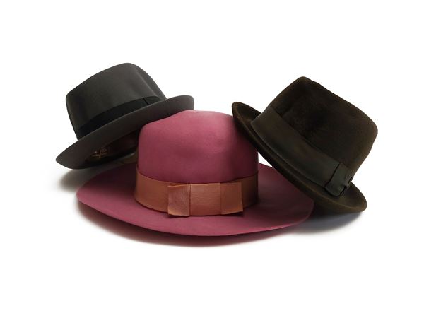 Lotto di tre cappelli