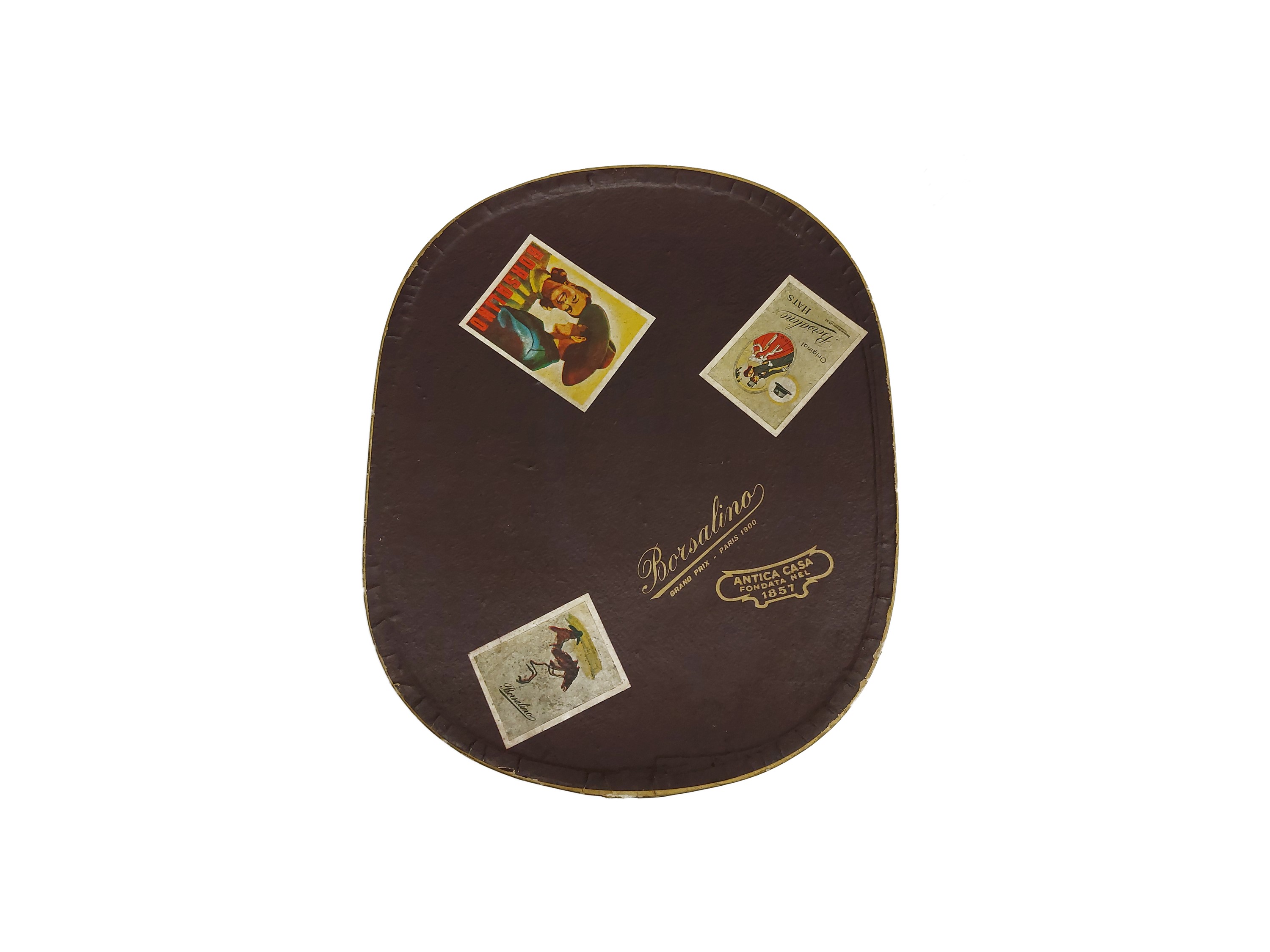 Lotto di tre cappelli, including due modello Trilby di Mossant, Paris