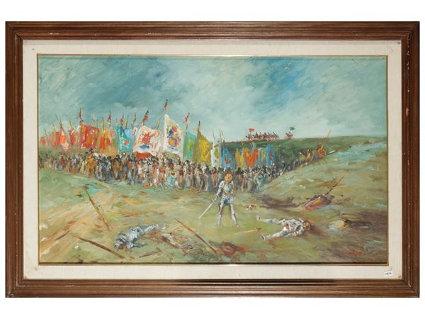 Norberto Martini - Scena di battaglia