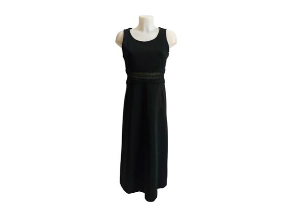 Long black dress with stole