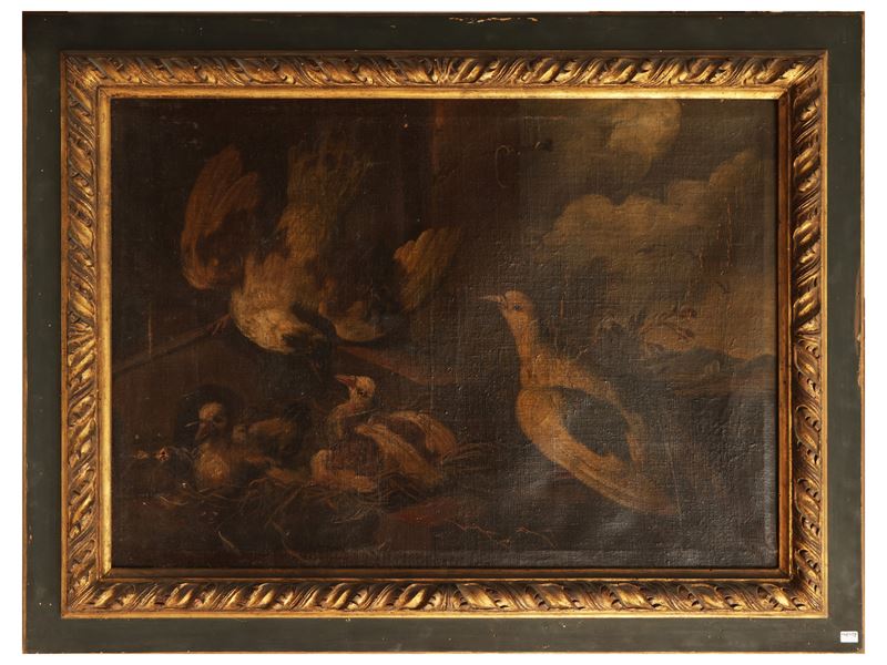 Volatili in un paesaggio