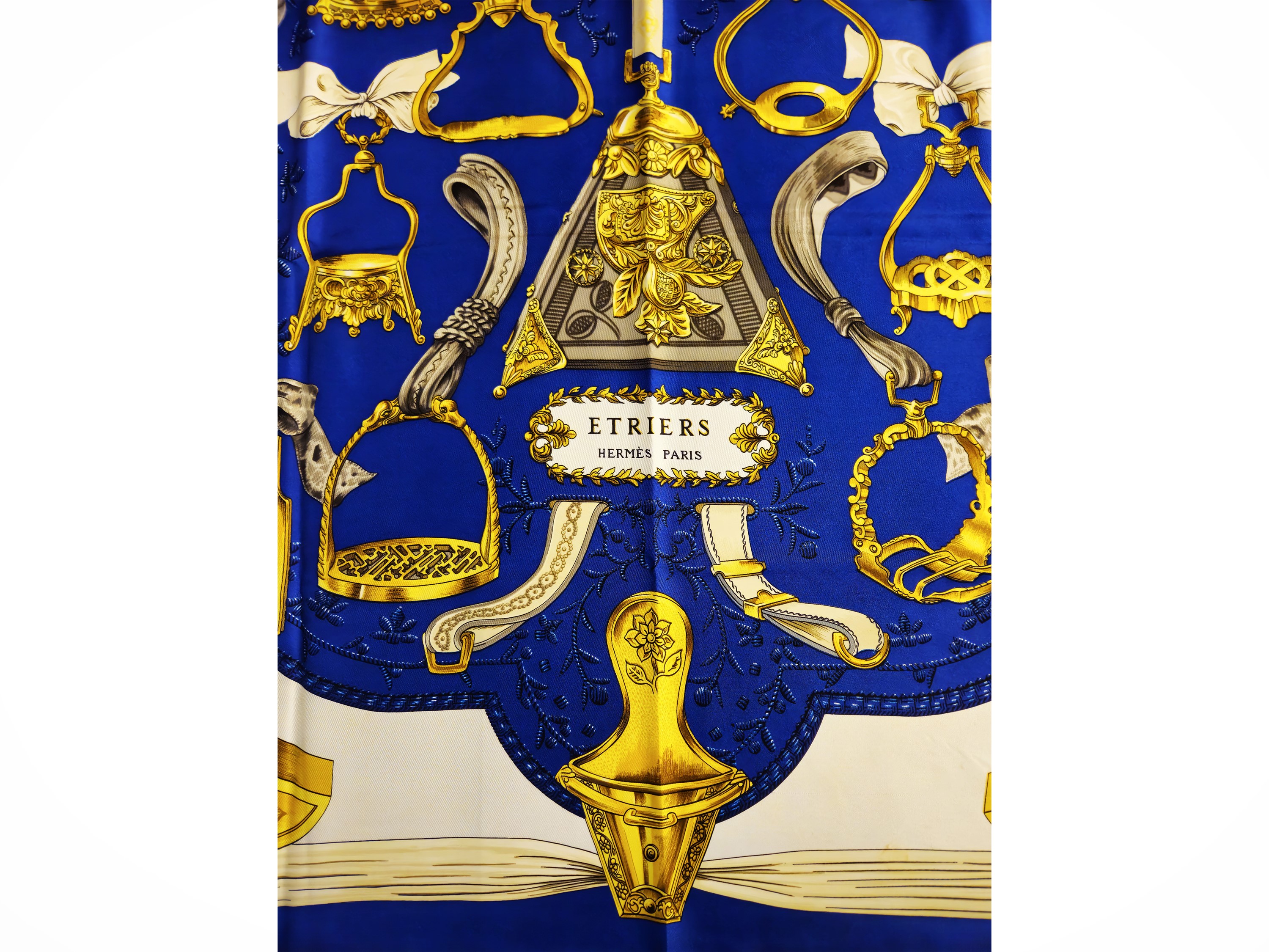 Hermès - Foulard in seta "Etriers"