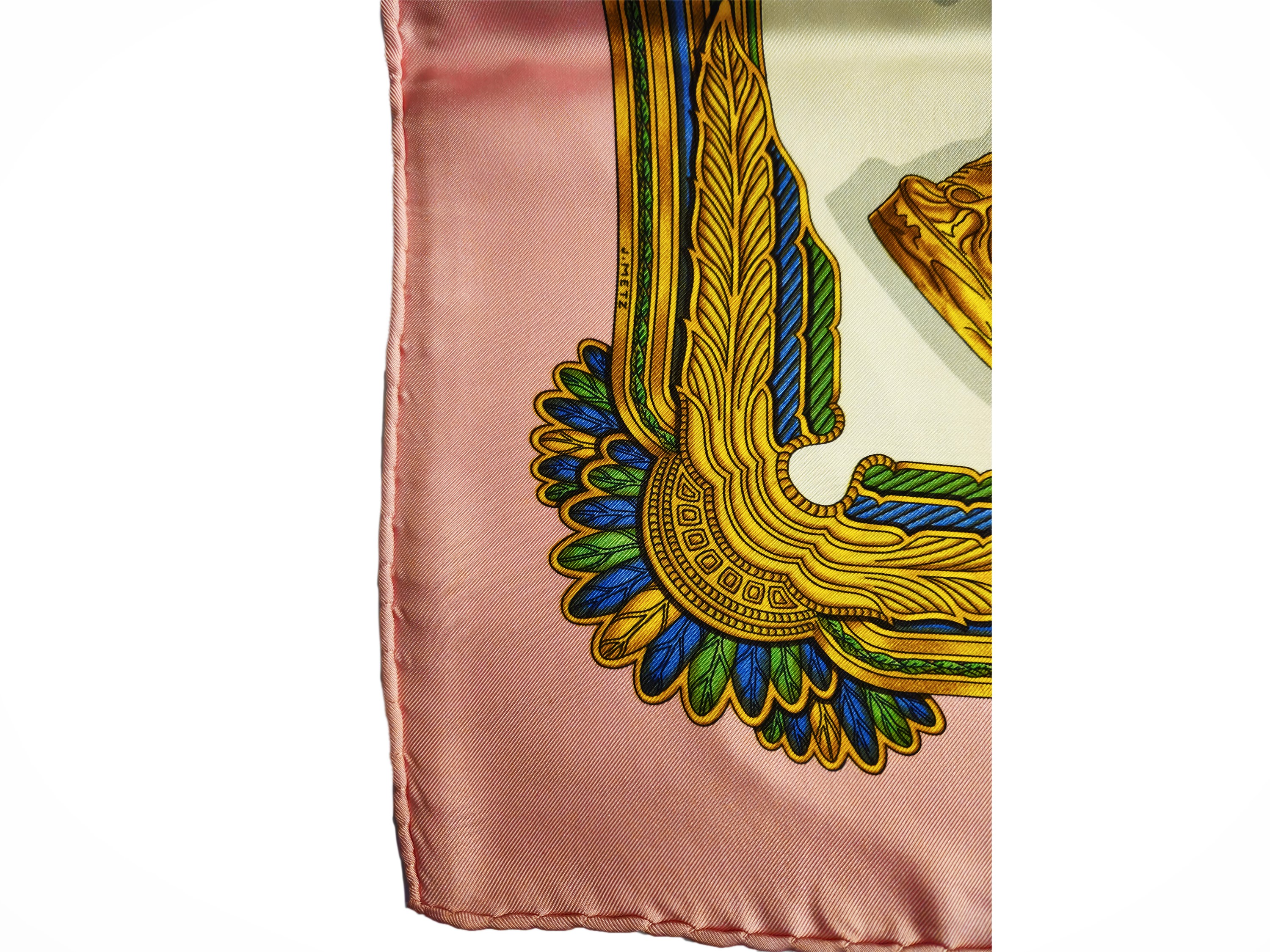 Hermès - Foulard in seta "Les parures du vent"