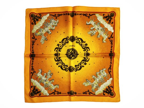 Hermès - "Cosmos" silk scarf