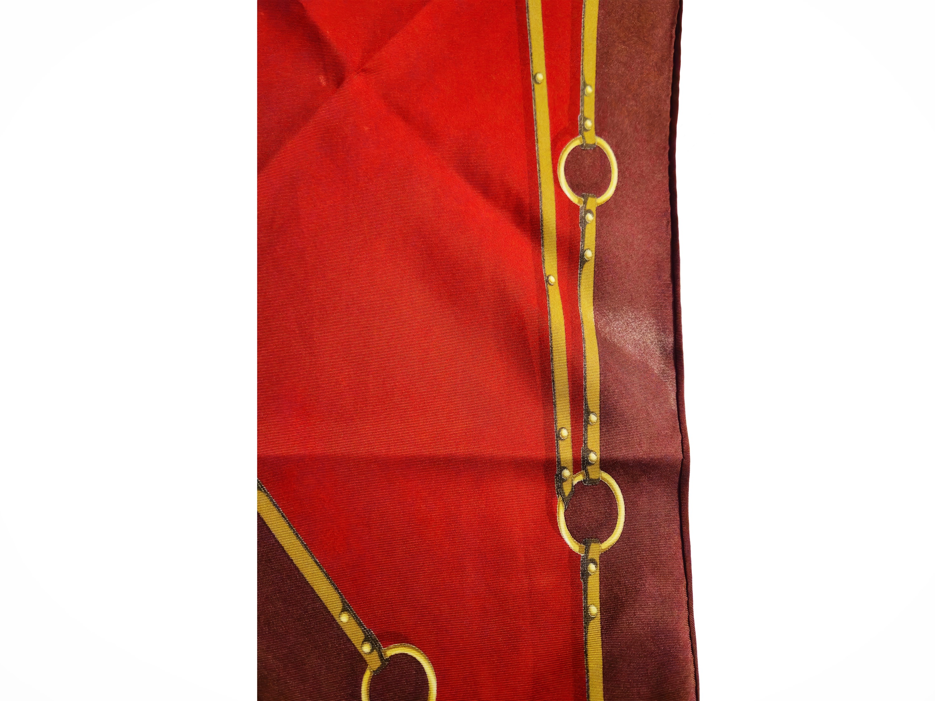 Gucci - Foulard in seta a triangolo