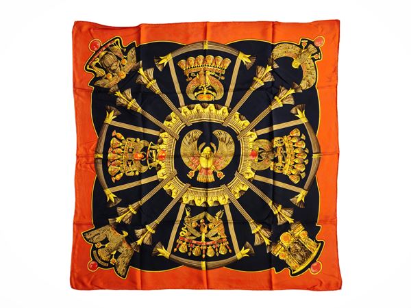 Hermès - Scarabeo silk scarf