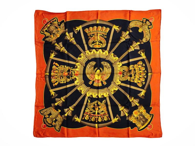 Hermès - Foulard in seta Scarabeo