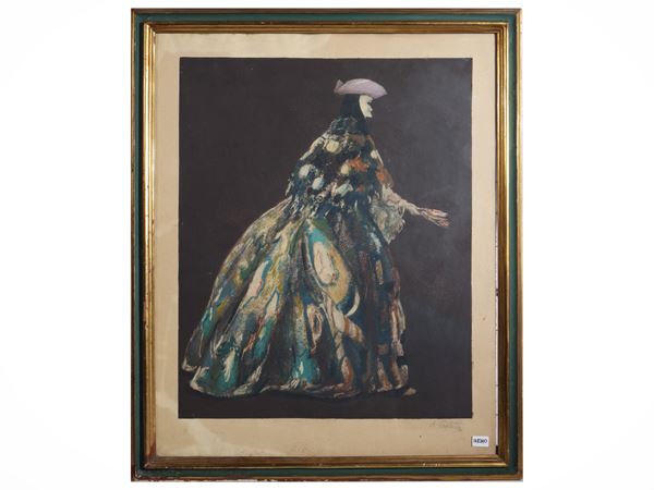 Romeo Costetti : Ventaglio 1891  - Asta Arte Moderna e Contemporanea - Maison Bibelot - Casa d'Aste Firenze - Milano