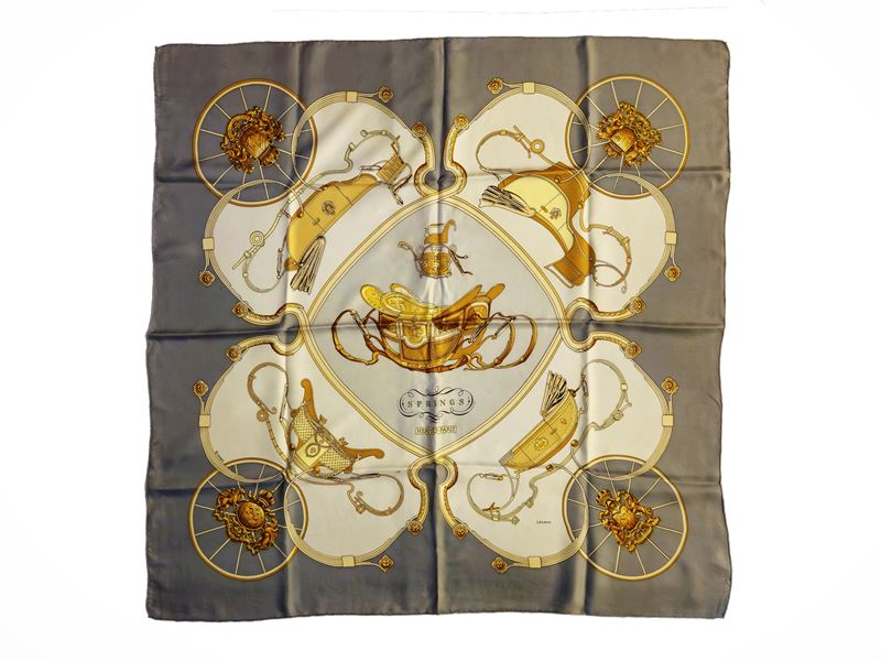Hermès - Foulard in seta "Springs"