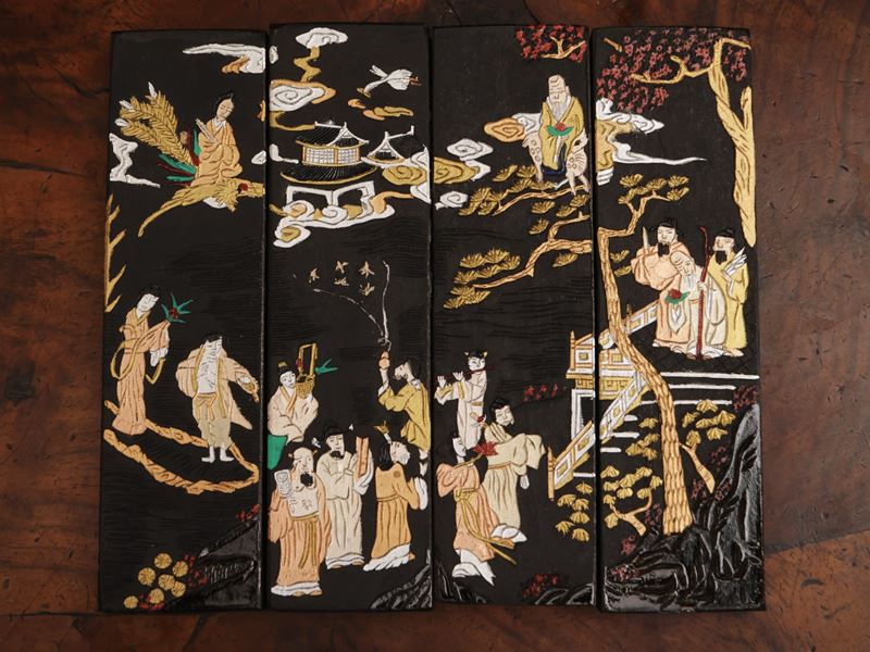 Set di inchiostri cinesi decorati, Cina, sec. XX