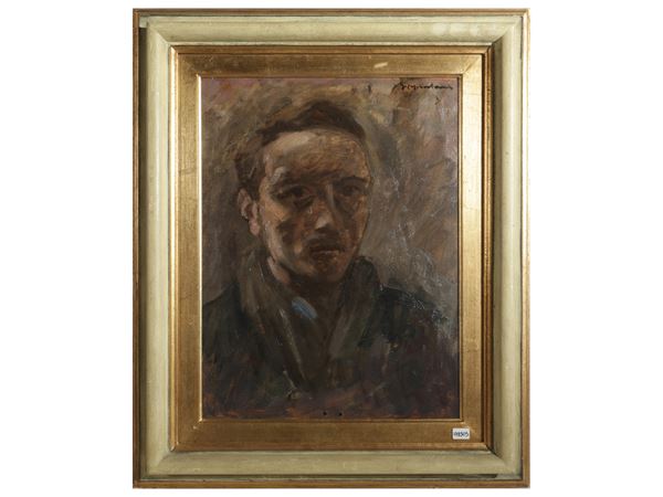 Ugo Capocchini : Autoritratto  - Asta Arte Moderna e Contemporanea - Maison Bibelot - Casa d'Aste Firenze - Milano