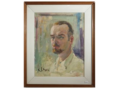 Autoritratto, olio su tela