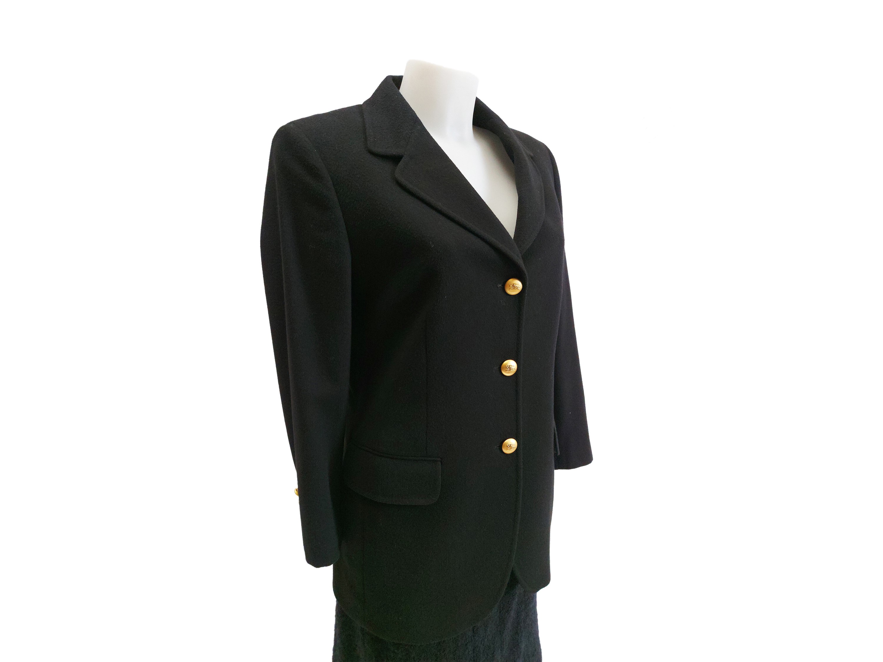 Burberrys - Giacca in panno nero