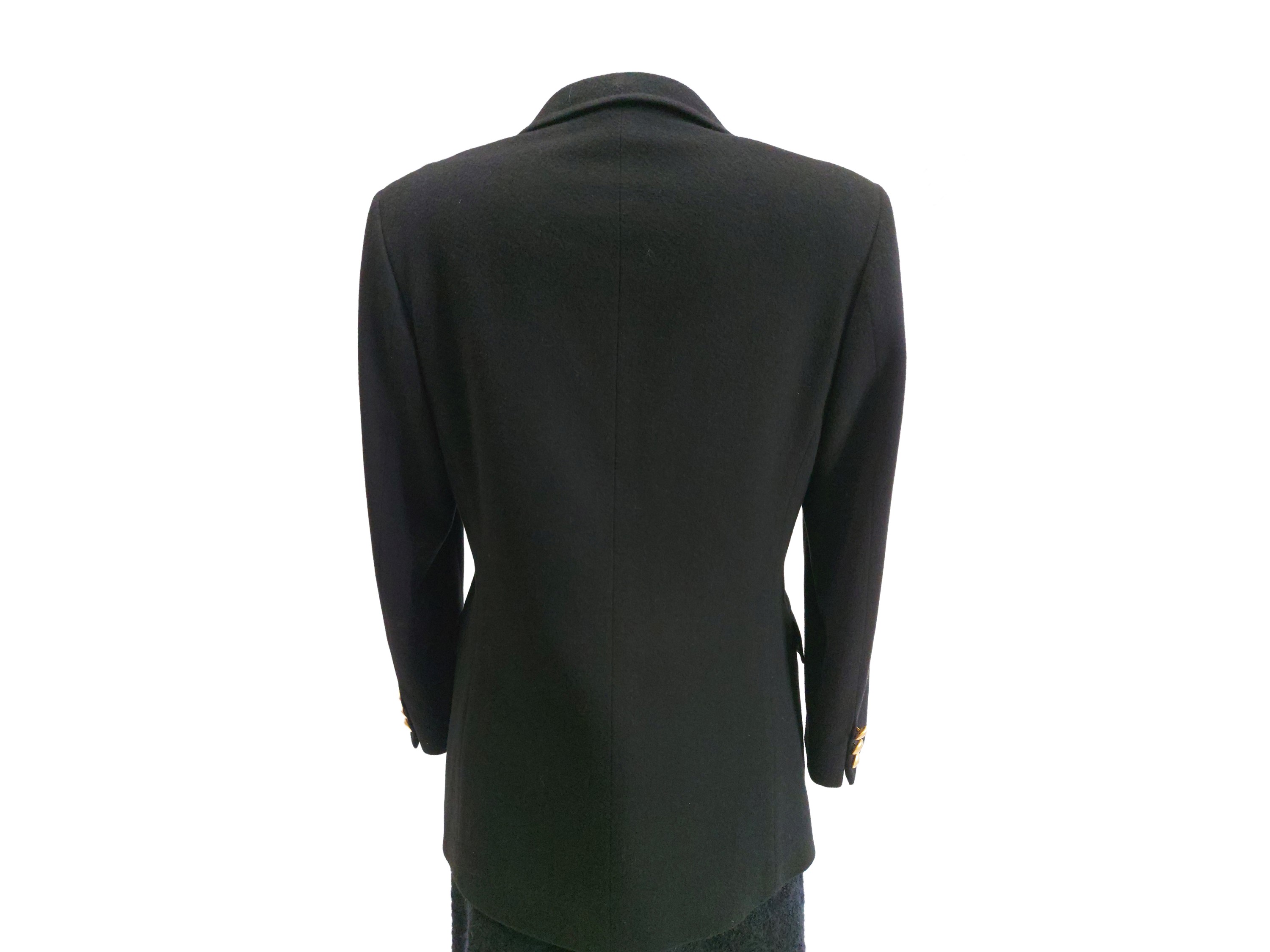 Burberrys - Giacca in panno nero