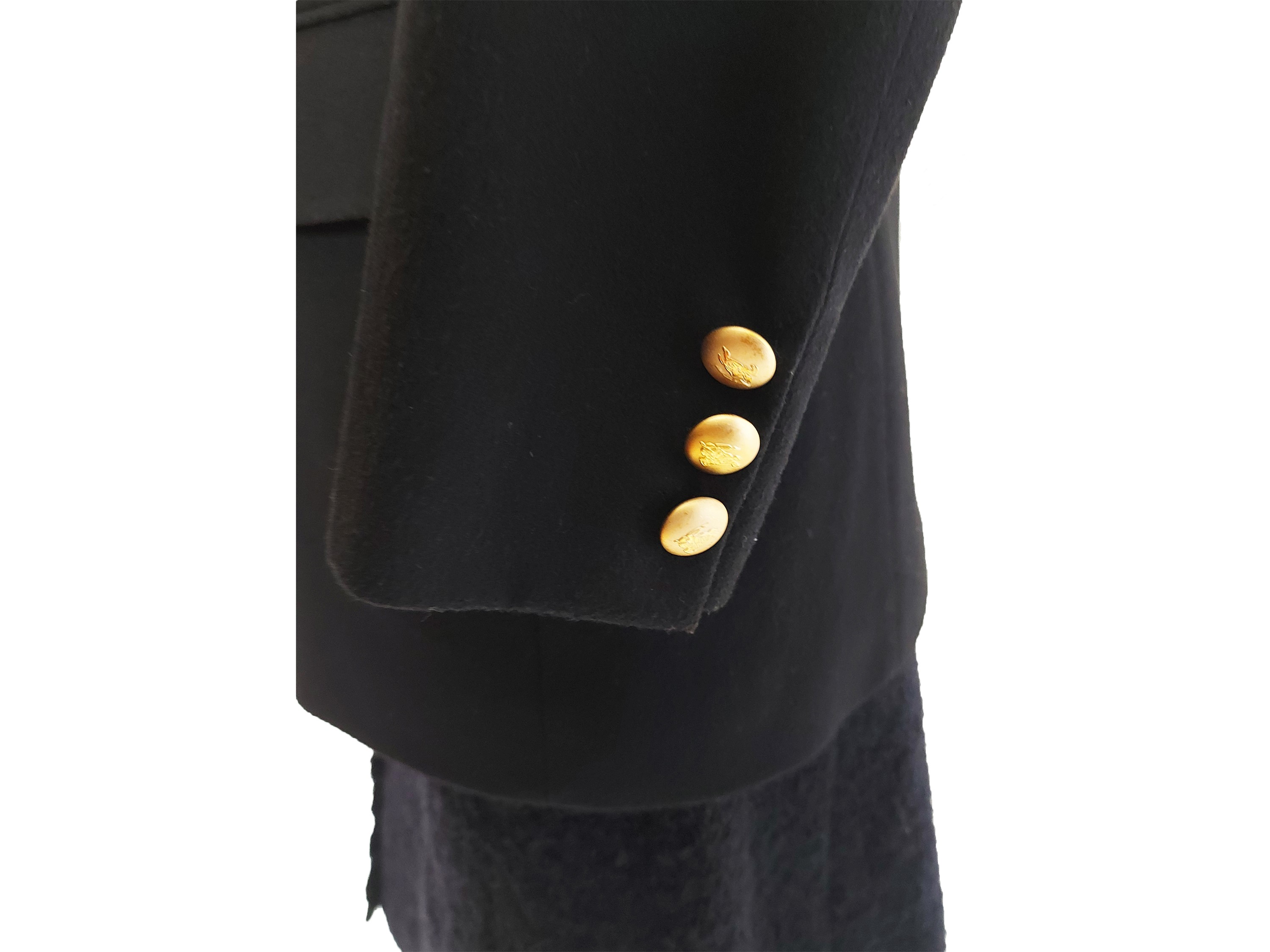 Burberrys - Giacca in panno nero