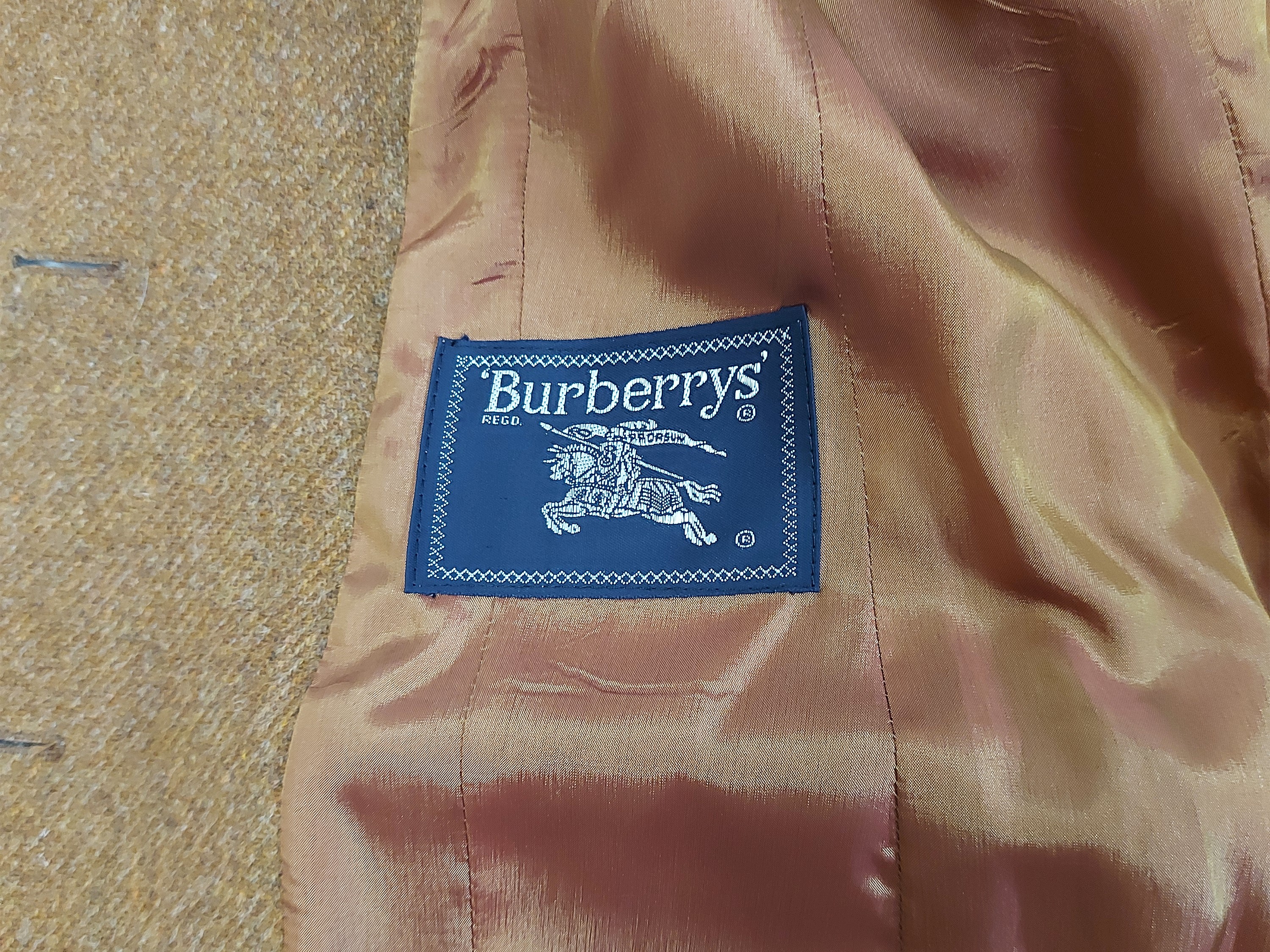 Burberrys - Giacca in lana cachi