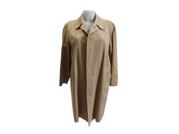 Aquascutum - Impermeabile in cotone nocciola