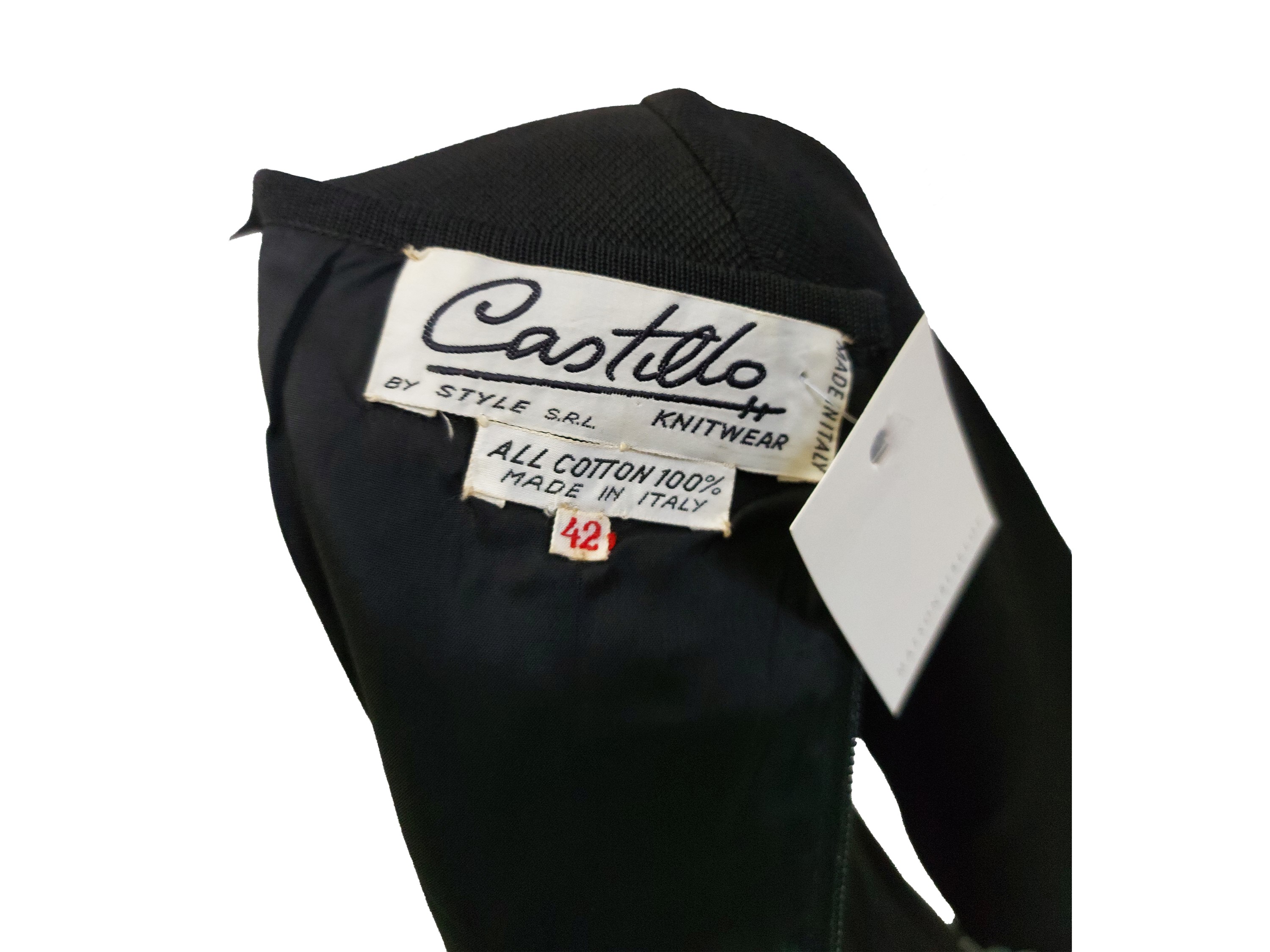 Castillo by Style knitwear - Abito in cotone nero