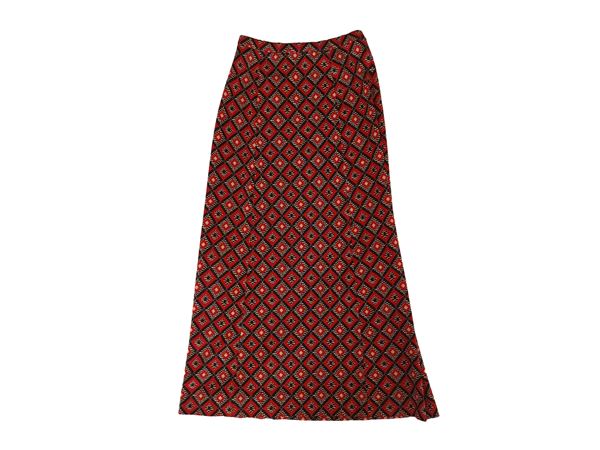 Mirsa - Long patterned knit skirt