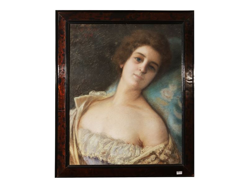 Scuola Italiana del XIX Secolo - Ritratto Femminile