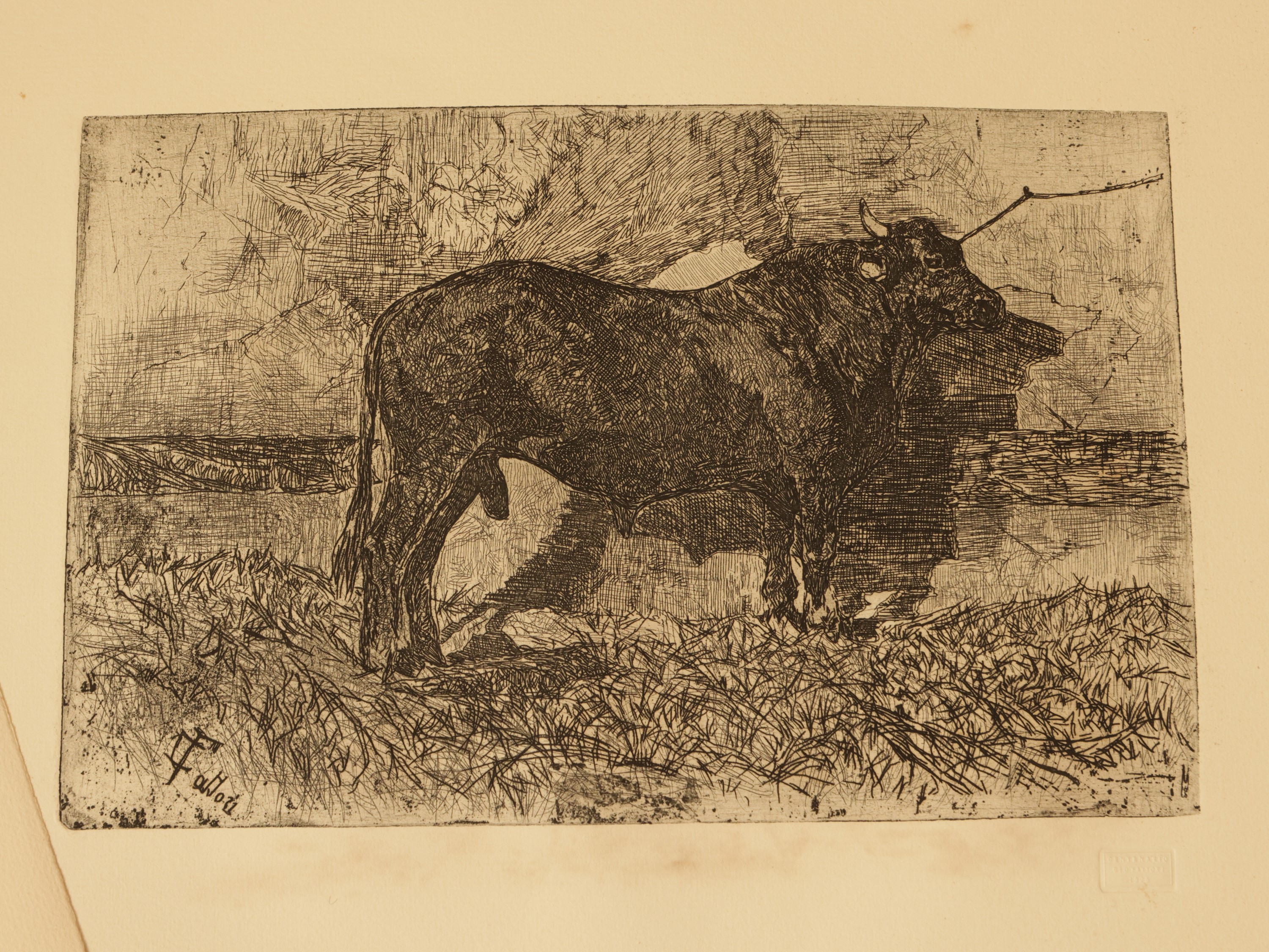 Giovanni Fattori - Buttero e Armento, 1925