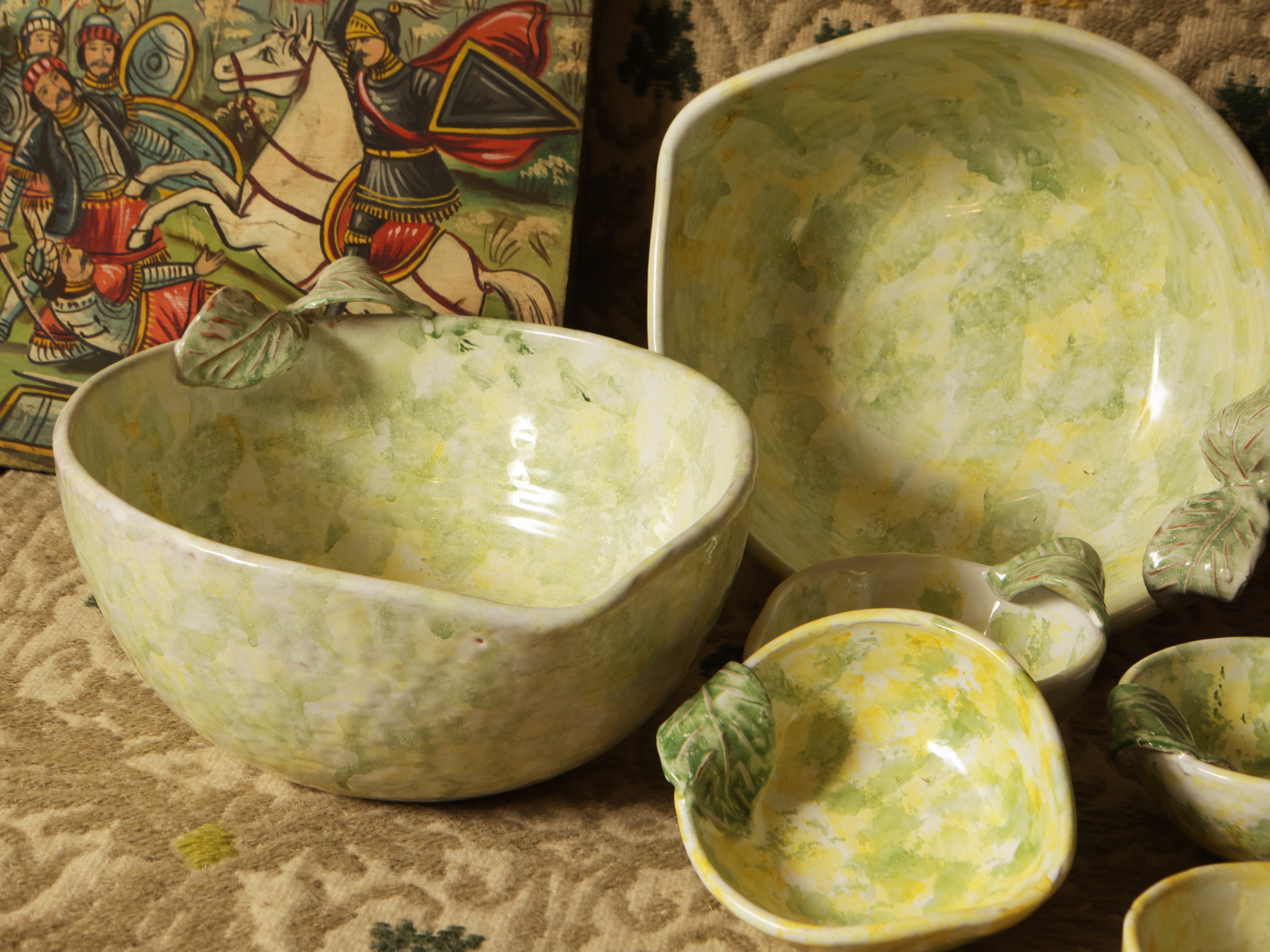 Servizio da Macedonia in Ceramica Smaltata