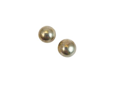 Orecchini a clip, argento, diametro 3,8 cm, peso 11 g