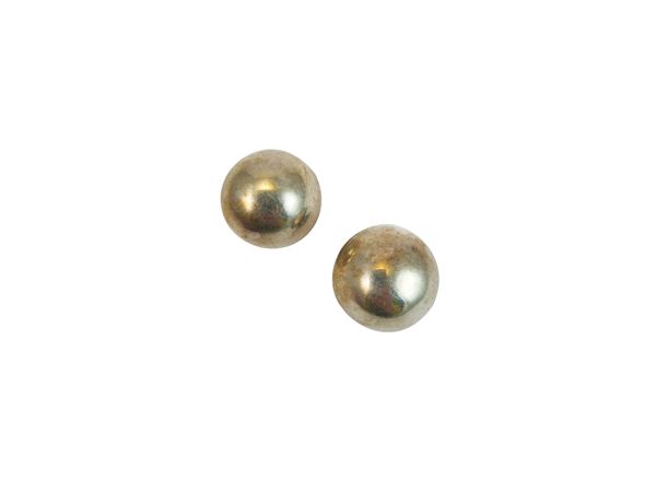 Silver clip earrings  - Auction Vintage Mania - Fall selection - Maison Bibelot - Casa d'Aste Firenze - Milano