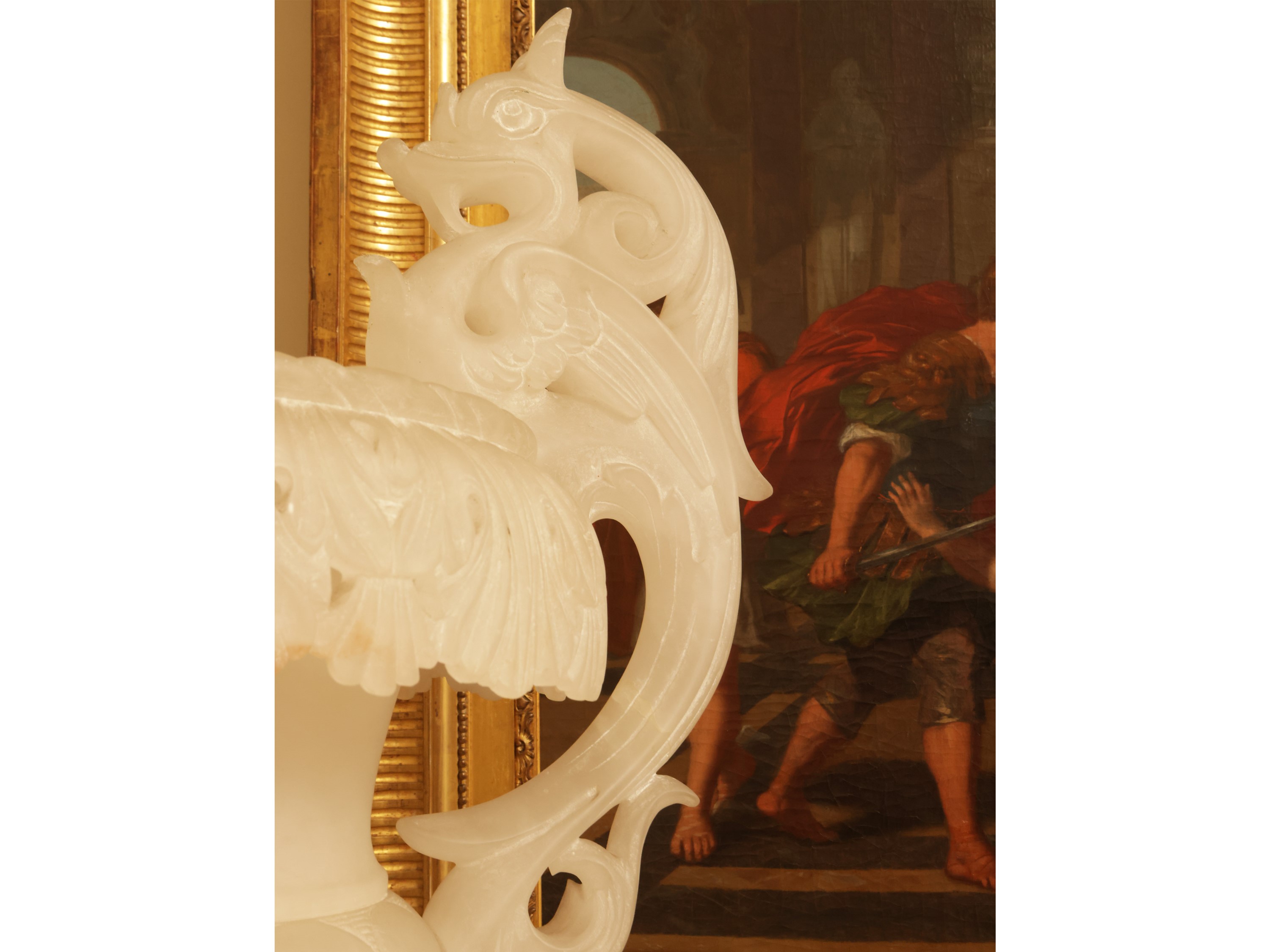 Grande vaso in alabastro