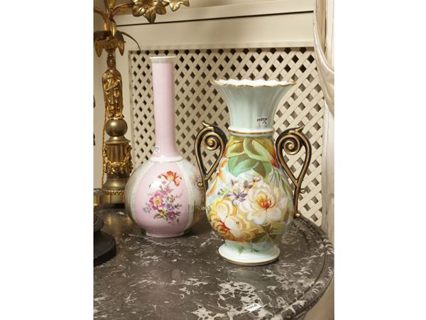 Two porcelain vases