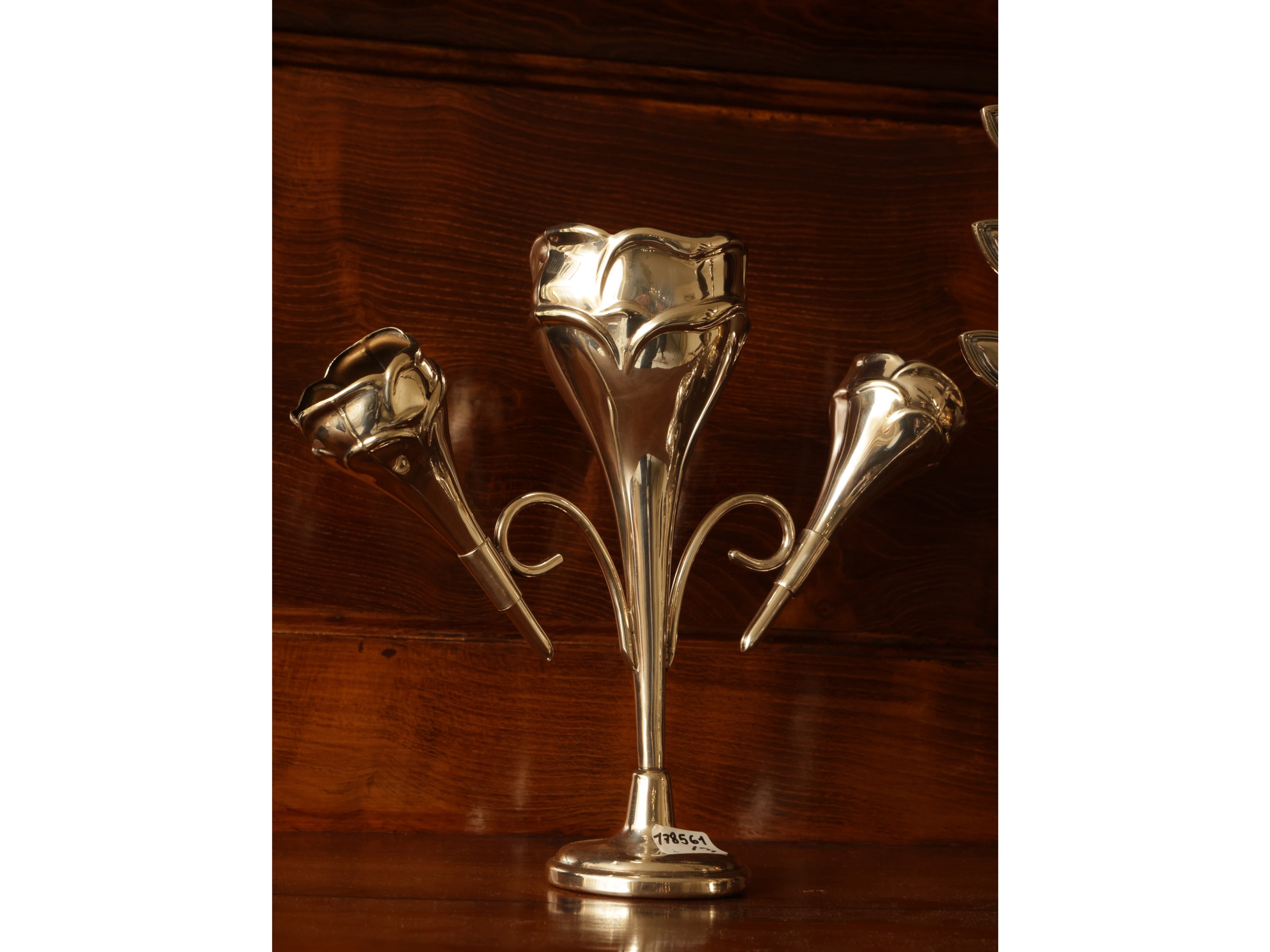 Accessori D'epoca per la Tavola del Brunch in Metallo Argentato